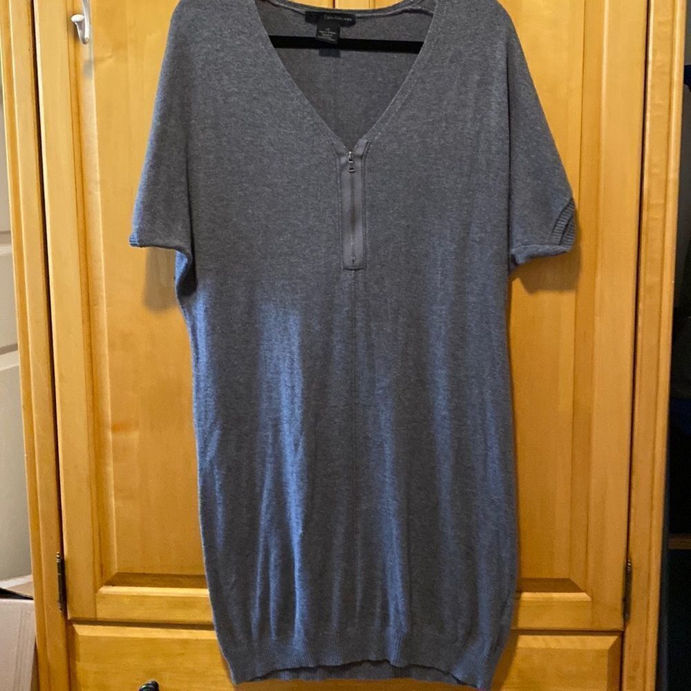 Calvin Klein knit tunic or short dress size L